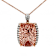 39.80 Ctw Morganite and 1.10 Ctw White Diamond Pendant in 18K RG