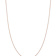 14k Rose Gold 1mm Solid Diamond-Cut Cable 30 Inch Chain