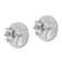 Rhodium Over Sterling Silver Textured Sand Dollar Post Earrings