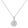 Initial X Charm Pendant Necklace In Silver-Tone