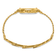 Ladies Charles Hubert Gold-finish Gold Dial Chain Bracelet Watch
