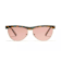bob sdrunk LIZZIE Green Tortoise Gold Tone Frame / Light Pink Lens Sunglasses