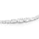 CZ Graduated Tennis Bracelet In Platinum-Enhanced Sterling Silver 13.41ctw