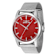 Invicta Celestial 43mm Red Dial Stainless Steel Band Quartz Watch