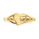 14K Yellow Gold Heart Baby Ring