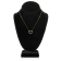 White Cubic Zirconia 14k Yellow Gold Heart Pendant With Chain 0.35ctw