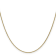 14k Yellow Gold 1mm Cable Chain 16 Inches