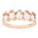 Morganite Oval Band Ring In 18K Rose Gold Over Sterling Silver 2.00ctw