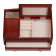 Mele and Co Davin Men’s Dresser Valet Wooden Jewelry Box