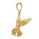 14K Yellow Gold Hummingbird Pendant