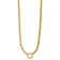 14K Yellow Gold Rolo and Paperclip Link 18-inch Lariat Necklace