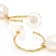 Freshwater Pearl Drop Earrings In Solid 14K Gold
