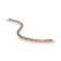 Yellow Round Citrine Rhodium Over Sterling Silver Tennis Bracelet 10.50 ct