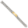 White Cubic Zirconia Stainless Steel Yellow IP-plated Men's Pendant With
Chain And Bracelet