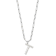 Rhodium Over Sterling Silver 3-5.5mm Freshwater Cultured Pearl LETTER T
18-inch Necklace