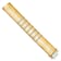 14K Yellow Gold with White Rhodium Diamond Wide Band 7.25-inch Bracelet 1.35ctw