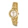 Ladies Charles Hubert Gold-finish Gold Dial Chain Bracelet Watch