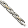 Titanium with 14k Inlay Brushed Bracelet