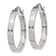 Rhodium Over 14k White Gold Polished and Diamond-Cut Edge 1 1/16"
Medium Hoop Earrings