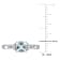 Aquamarine 10K White Gold Ring 1.35ctw