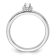 Sterling Silver Stackable Expressions Lab Created Opal Ring 0.09ctw