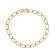 Curb Link Bracelet Set Of Three In 18K Gold Over Bronze