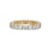 White Cubic Zirconia 18K Yellow Gold Over  Sterling Silver Ring 5.05ctw