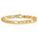 10k Yellow Gold 6.5mm Solid Hand-polished Flat Mariner Link Bracelet