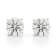 Certified White Lab-Grown Diamond H-I SI 14k White Gold Stud Earrings 2.00ctw