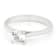 Lab-Created White Sapphire Solitaire Ring In Sterling Silver 1.01ct