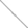 Rhodium Over Sterling Silver 1.6mm Snake 20 Inch Chain