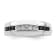 Rhodium Over 14K White Gold White and Black Diamond Men's Ring 0.25ctw