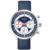 Bulova Men's Archive Blue Leather Strap Watch