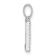 Rhodium Over 14k White Gold Diamond Letter E Initial Pendant