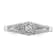 Rhodium Over 10K White Gold Lab Grown Diamond Complete Halo Engagement
Ring 0.34ctw