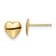 14k Yellow Gold Children's Polished 6.25mm Heart Stud Earrings