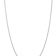 Rhodium Over 14k White Gold 1.25mm Solid Round Parisian Wheat 20 Inch Chain