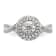 Rhodium Over 14K White Gold Eternal Promise Lab Grown Diamond Halo
Complete Ring 1.008ctw