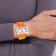 Ladies Charles Hubert Stainless Orange Leather 40x23mm Watch