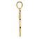 14K Yellow Gold Diamond Cat Pendant