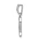 Rhodium Over 14K White Gold Diamond Leo Zodiac Pendant