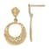 14K Yellow Gold Diamond-Cut Fancy Dangle Earrings