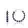 4-5mm Black Cultured Freshwater Pearl Rhodium Over Sterling Silver Earrings