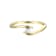 Freshwater Pearl Ocean Wave Stacking Ring In 14K Gold Over Sterling Silver