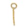 14K Yellow Gold MOM Charm
