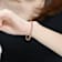 CZ Tennis Bracelet In 18K Rose Gold Over Sterling Silver