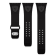 Gametime Las Vegas Raiders Debossed Silicone Apple Watch Band (42/44mm
M/L). Watch not included.