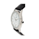 CROTON Women's Stainless Steel "Heritage" Silver Tone Watch
with Leather Strap