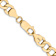 14k Yellow Gold 7mm Curb Link 22 Inch Chain