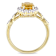 Citrine, White Topaz and Diamond 14K Yellow Gold 1.88ctw